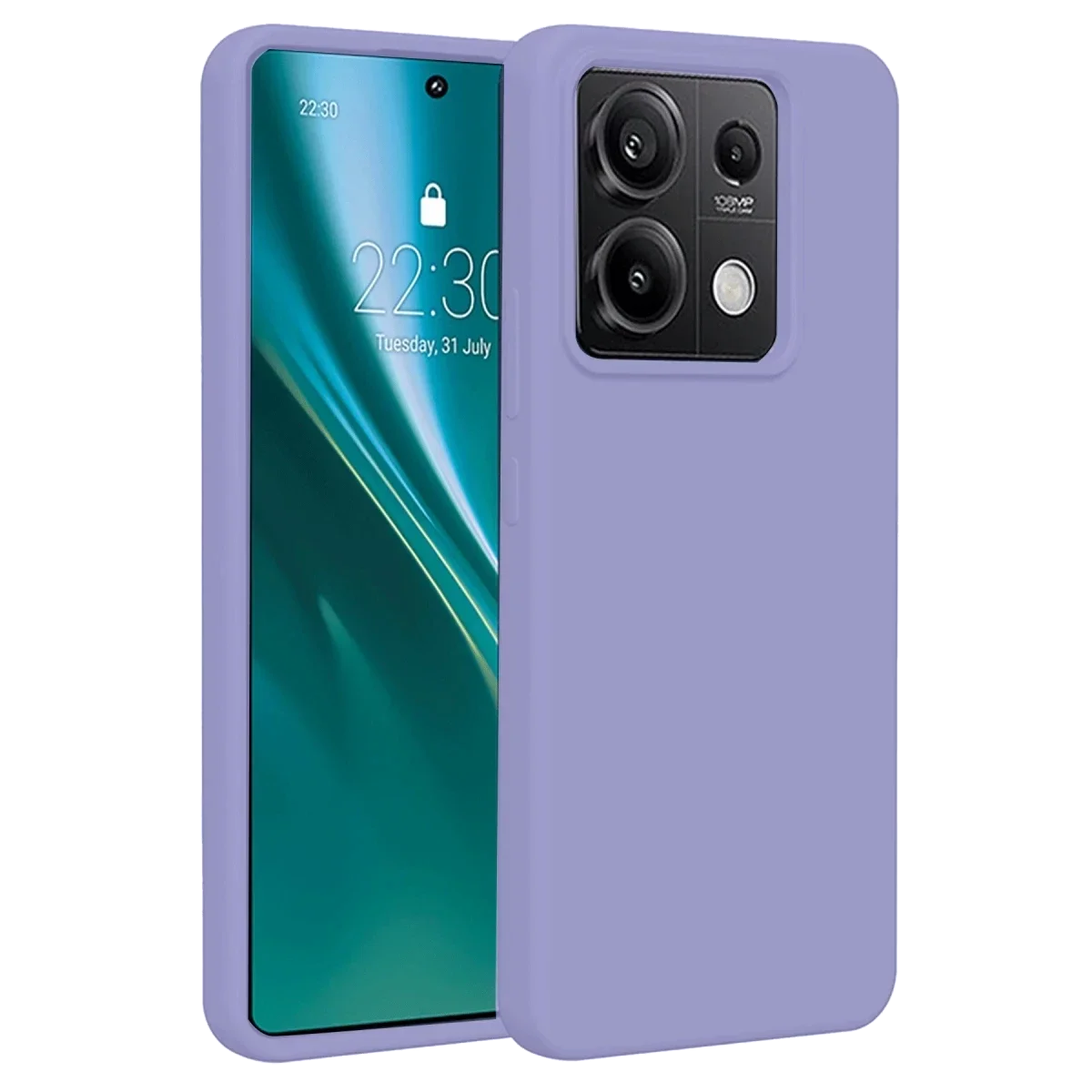 Xiaomi Redmi Note 13 4G Kılıf First Silikon - Lila Xiaomi Redmi Note 13 4G Kılıf First Silikon - Lila