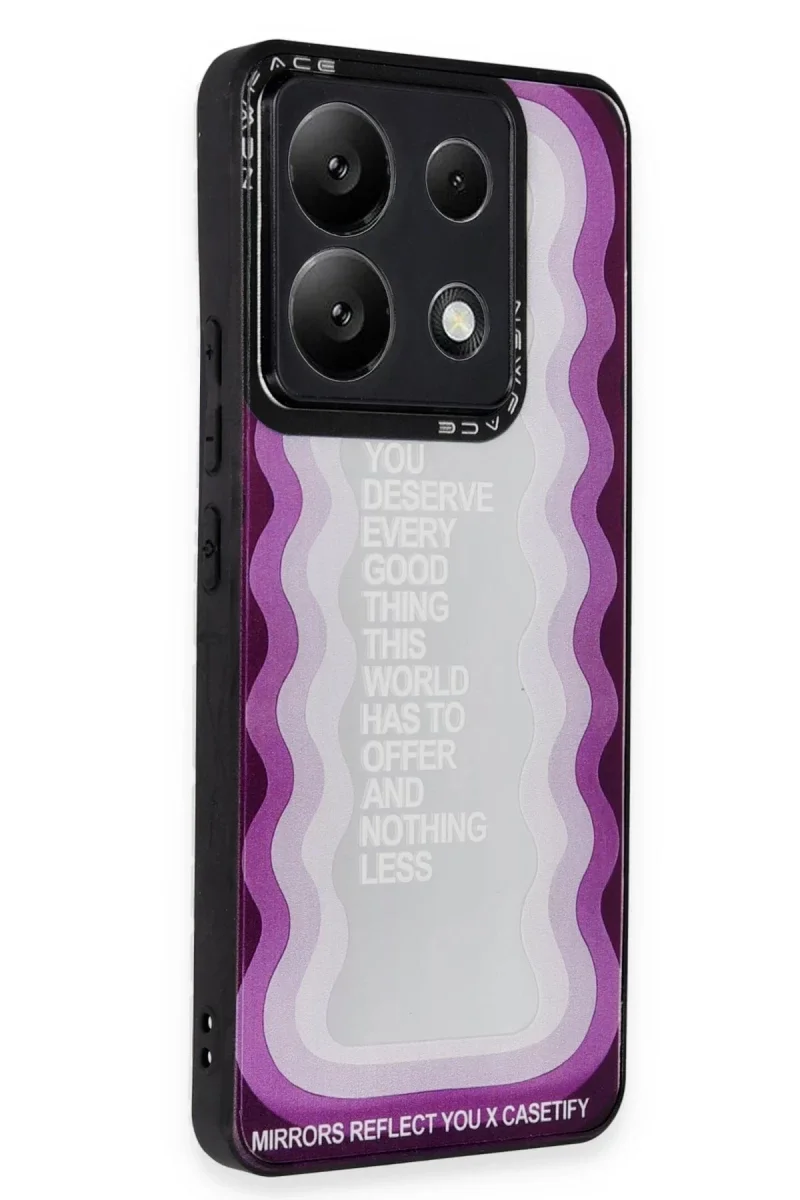 Xiaomi Redmi Note 13 Pro 5G Kılıf Mirror Desenli Kapak - Mirror - 5 Xiaomi Redmi Note 13 Pro 5G Kılıf Mirror Desenli Kapak - Mirror - 5