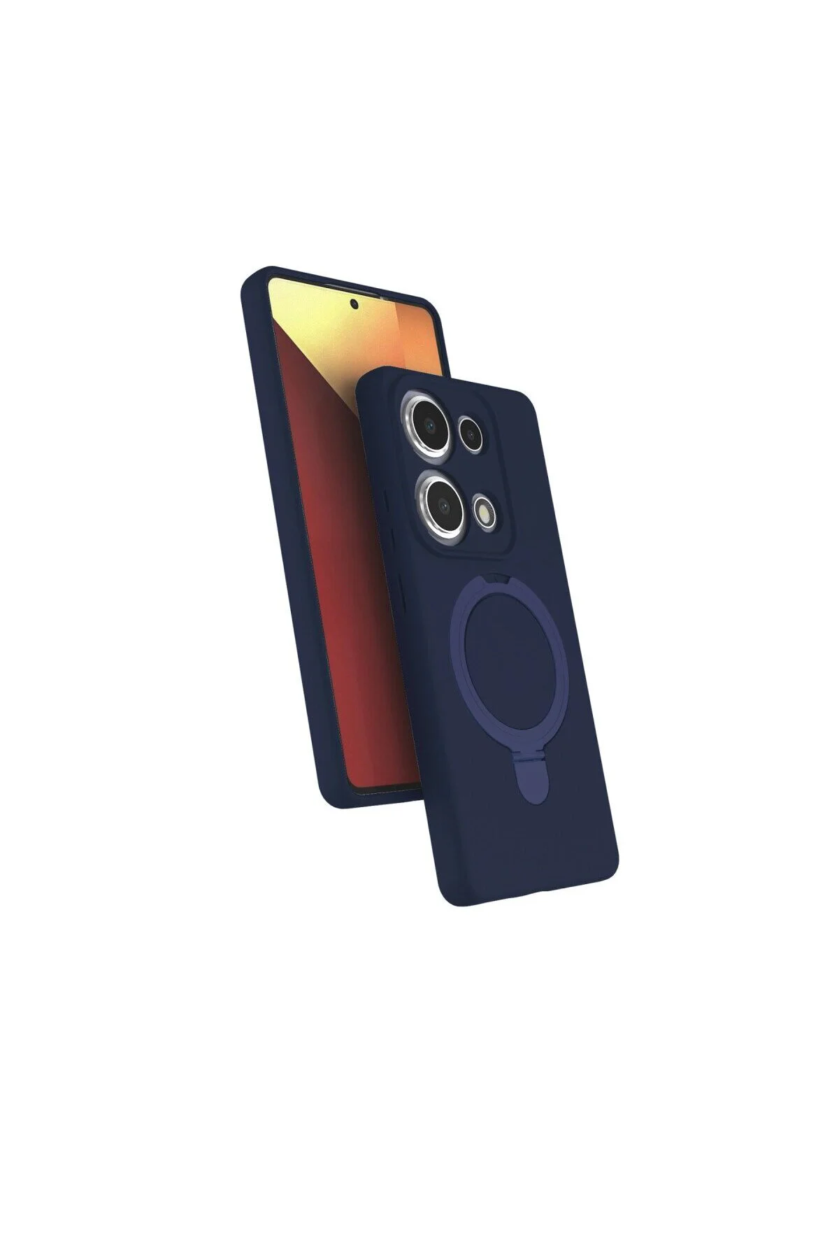 Xiaomi Redmi Note 13 Pro 4g Regal Magsafe Standlı Kapak - Lacivert