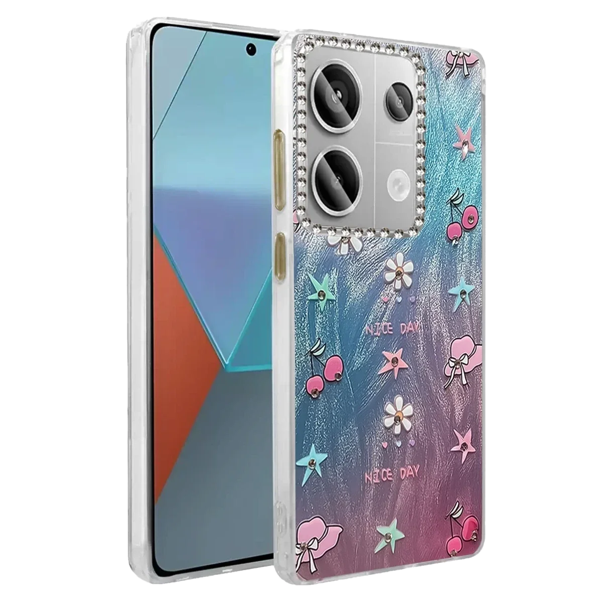 Xiaomi Redmi Note 13 Pro 4G Kılıf Blade Aynalı Desenli Kapak - Desen 4 Xiaomi Redmi Note 13 Pro 4G Kılıf Blade Aynalı Desenli Kapak - Desen 4