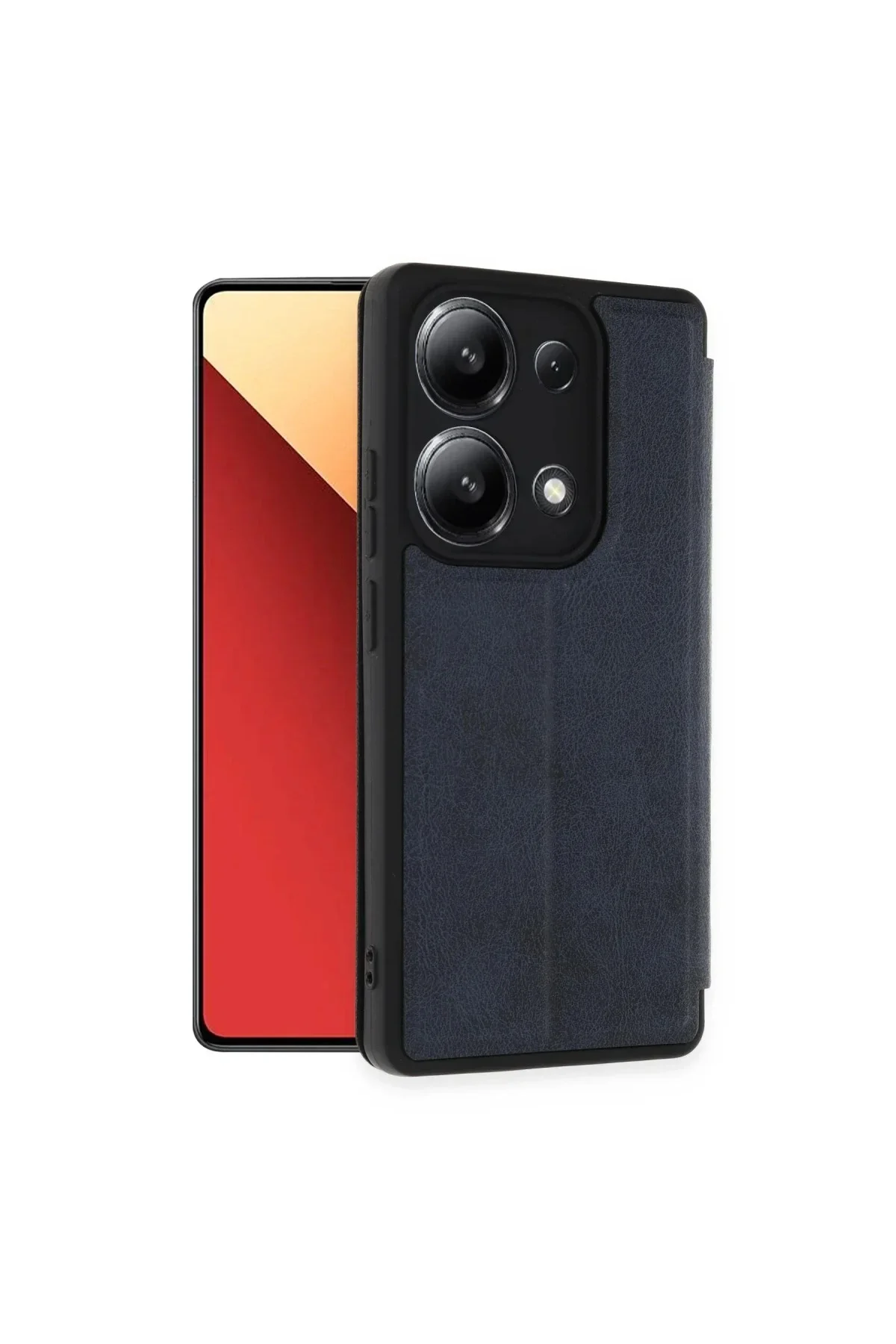 Xiaomi Redmi Note 13 4G Kılıf Flip Cover - Lacivert