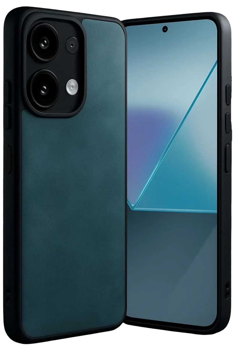 Xiaomi Redmi Note 13 Pro 4G Kılıf Aras Deri Kapak - Koyu Yeşil