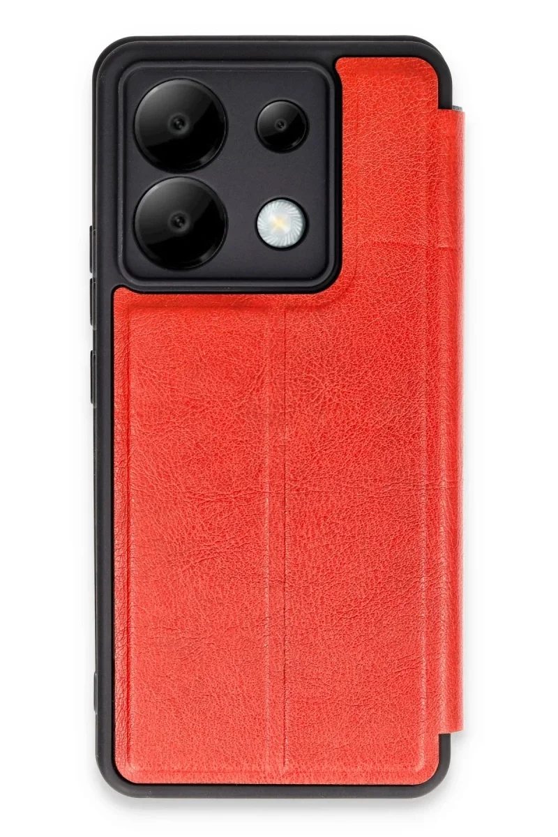 Xiaomi Redmi Note 13 Pro 5G Kılıf Flip Cover - Kırmızı Fiyatı, Yorumları ve Özellikleri