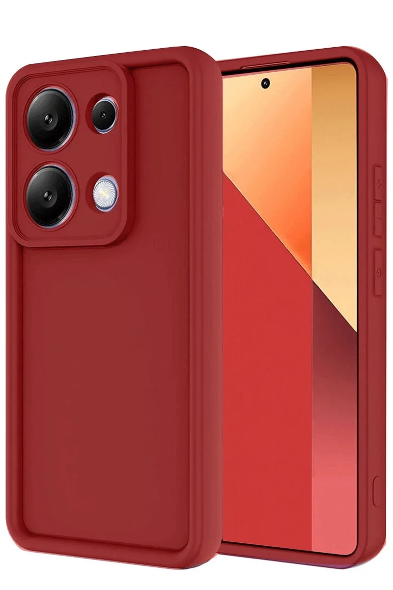 Xiaomi Redmi Note 13 Pro 4G Kılıf Viera Silikon - Kırmızı