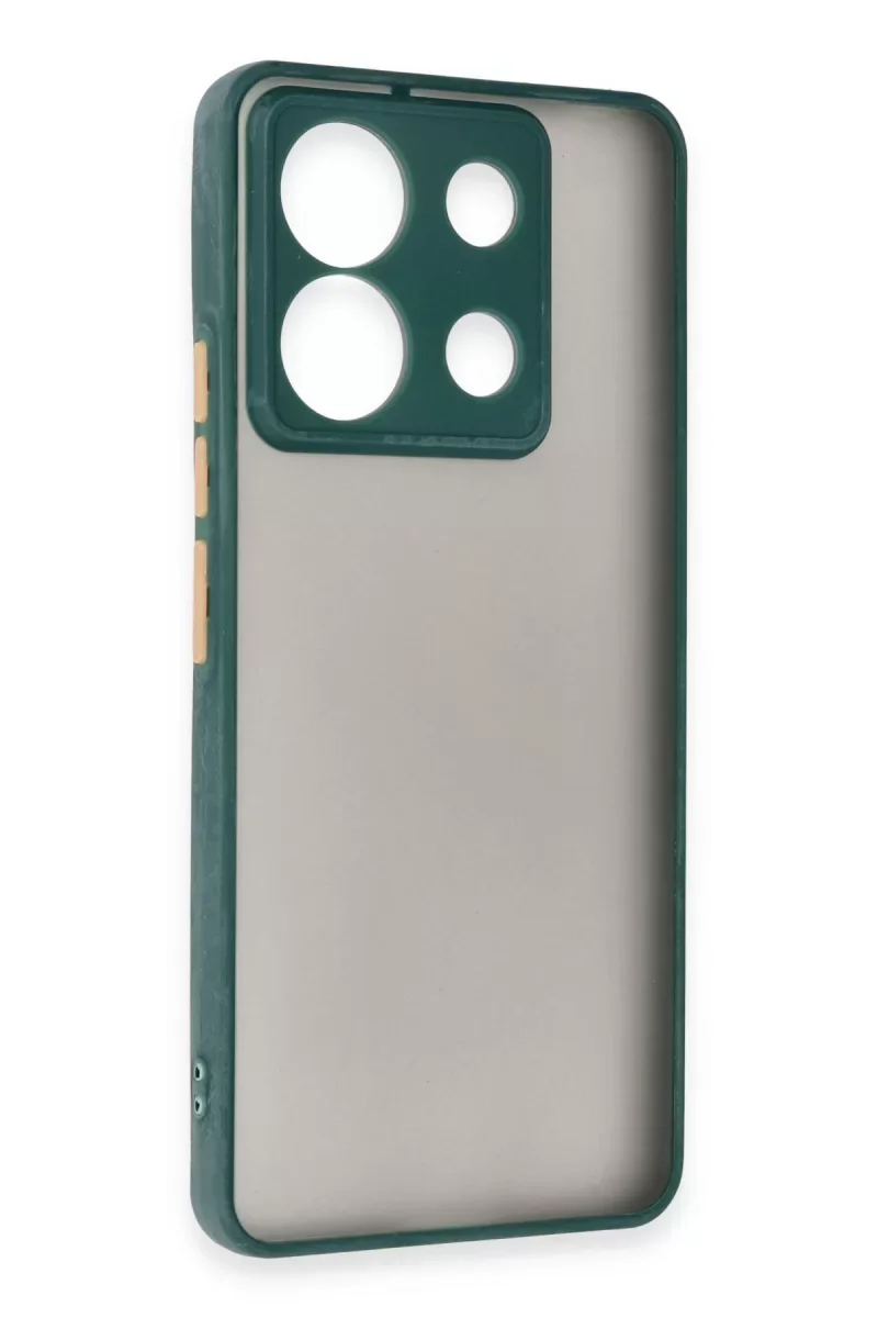Xiaomi Redmi Note 13 Pro 5G Kılıf Montreal Silikon Kapak - Yeşil