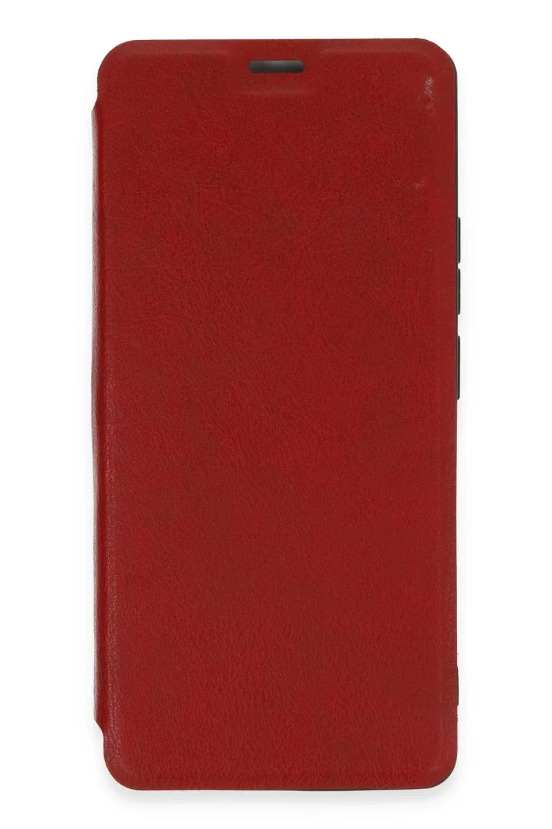 Xiaomi Redmi Note 13 4G Kılıf Flip Cover - Kırmızı Xiaomi Redmi Note 13 4G Kılıf Flip Cover - Kırmızı