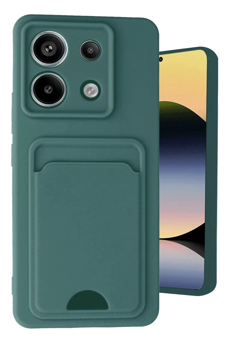 Xiaomi Redmi Note 13 Pro 5G Kılıf Kelvin Kartvizitli Silikon - Koyu Yeşil Fiyatı, Yorumları ve Özellikleri
