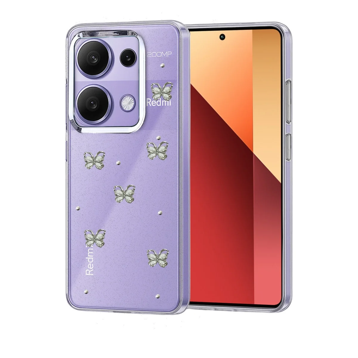 Xiaomi Redmi Note 13 Pro 4g Fiyonk Desenli Kapak - Desen 9 Xiaomi Redmi Note 13 Pro 4g Fiyonk Desenli Kapak - Desen 9