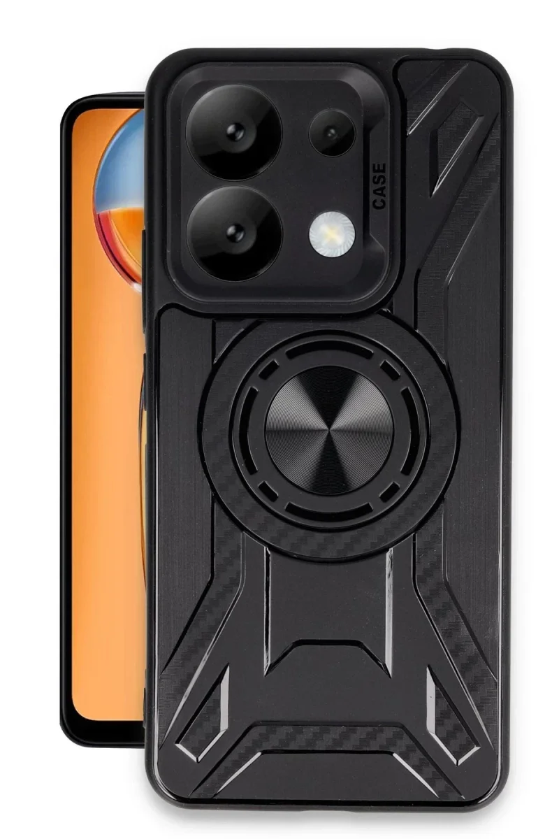 Xiaomi Redmi Note 13 Pro 4G Kılıf Lincoln Silikon - Siyah Xiaomi Redmi Note 13 Pro 4G Kılıf Lincoln Silikon - Siyah