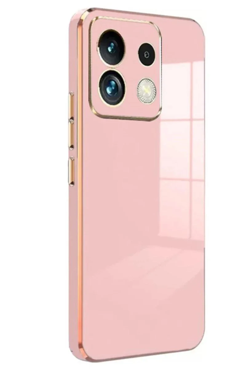 Xiaomi Redmi Note 13 5G Kılıf Volet Silikon - Pembe Xiaomi Redmi Note 13 5G Kılıf Volet Silikon - Pembe