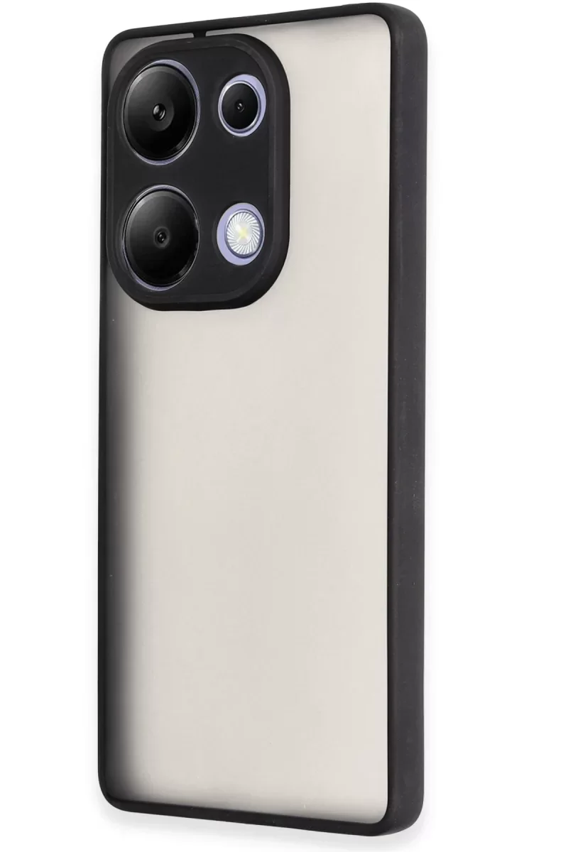 Xiaomi Redmi Note 13 Pro 4G Kılıf Montreal Silikon Kapak - Siyah Xiaomi Redmi Note 13 Pro 4G Kılıf Montreal Silikon Kapak - Siyah
