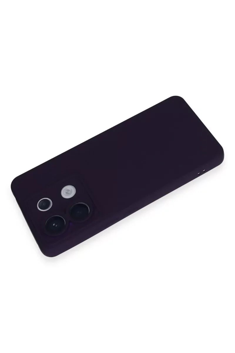 Xiaomi Redmi Note 13 Pro 5G Kılıf Nano içi Kadife Silikon - Mor Xiaomi Redmi Note 13 Pro 5G Kılıf Nano içi Kadife Silikon - Mor