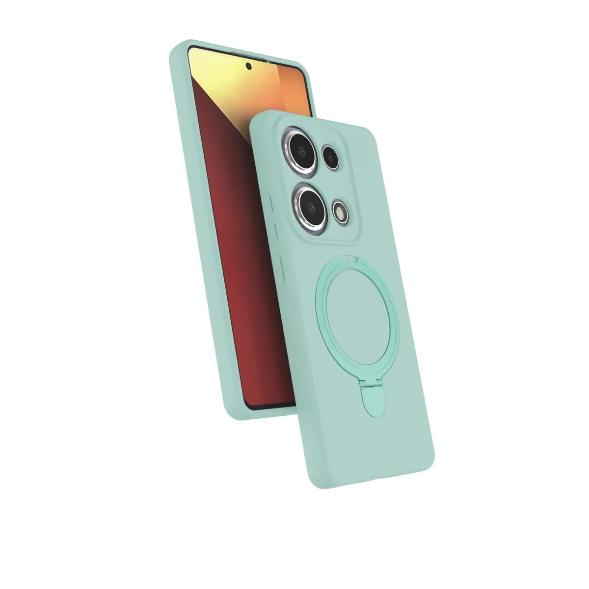 Xiaomi Redmi Note 13 Pro 4g Regal Magsafe Standlı Kapak - Su Yeşili Xiaomi Redmi Note 13 Pro 4g Regal Magsafe Standlı Kapak - Su Yeşili