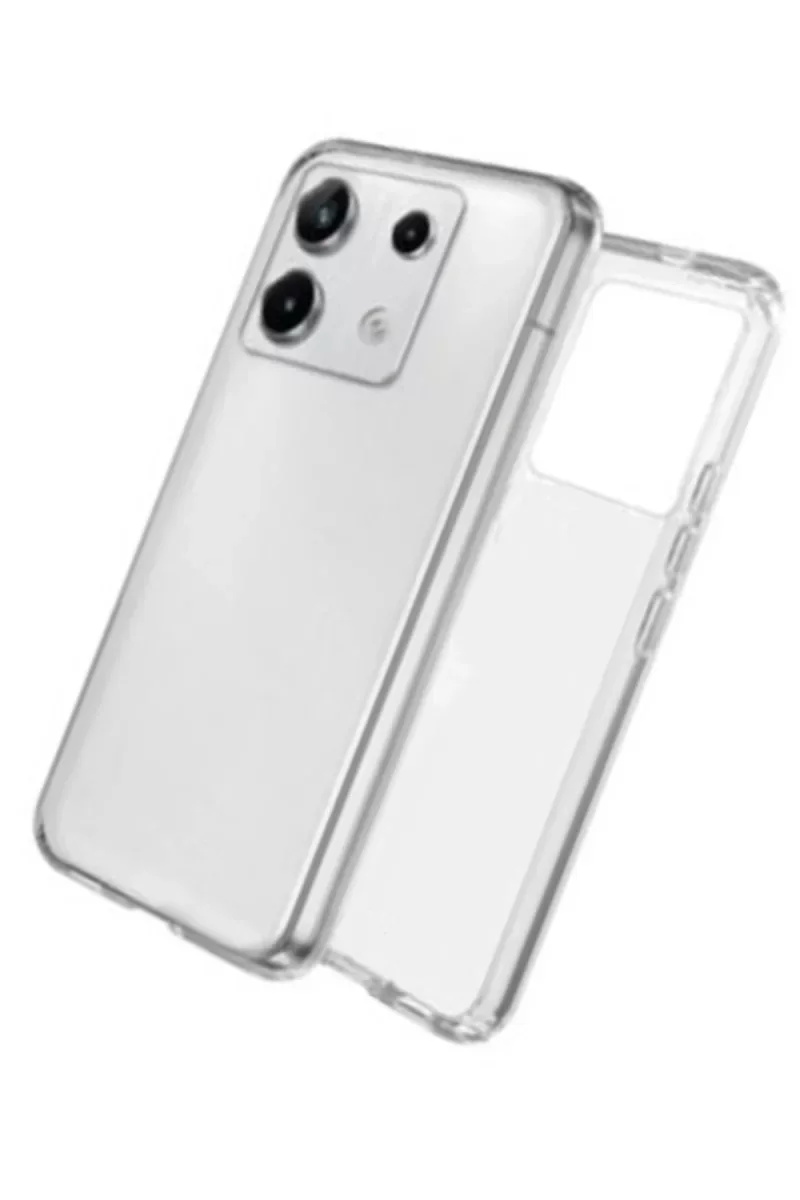 Xiaomi Redmi Note 13 Pro 4G Kılıf Lüx Şeffaf Silikon Xiaomi Redmi Note 13 Pro 4G Kılıf Lüx Şeffaf Silikon