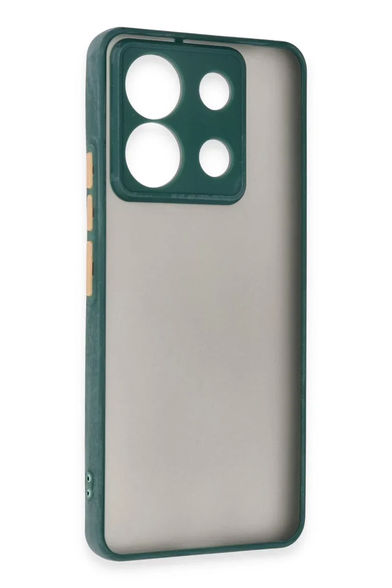 Xiaomi Redmi Note 13 5G Kılıf Montreal Silikon Kapak - Yeşil Xiaomi Redmi Note 13 5G Kılıf Montreal Silikon Kapak - Yeşil