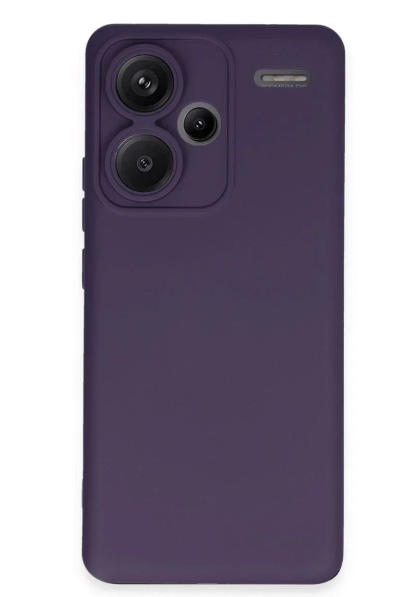Xiaomi Redmi Note 13 Pro Plus Kılıf Nano içi Kadife Silikon - Mor Xiaomi Redmi Note 13 Pro Plus Kılıf Nano içi Kadife Silikon - Mor