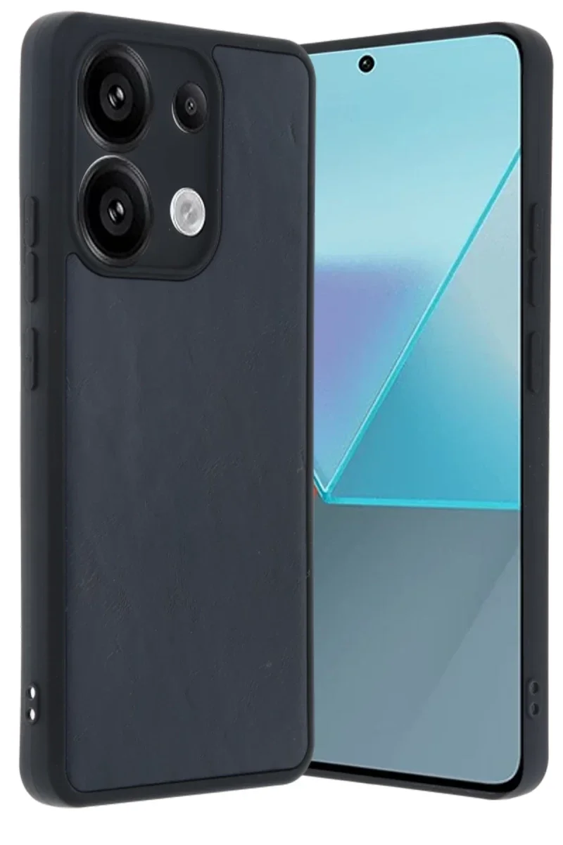 Xiaomi Redmi Note 13 Pro 5G Kılıf Aras Deri Kapak - Lacivert Xiaomi Redmi Note 13 Pro 5G Kılıf Aras Deri Kapak - Lacivert