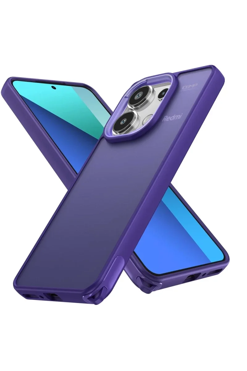 Xiaomi Redmi Note 13 Pro 4G Kılıf Elegant Kapak - Derin Mor Xiaomi Redmi Note 13 Pro 4G Kılıf Elegant Kapak - Derin Mor