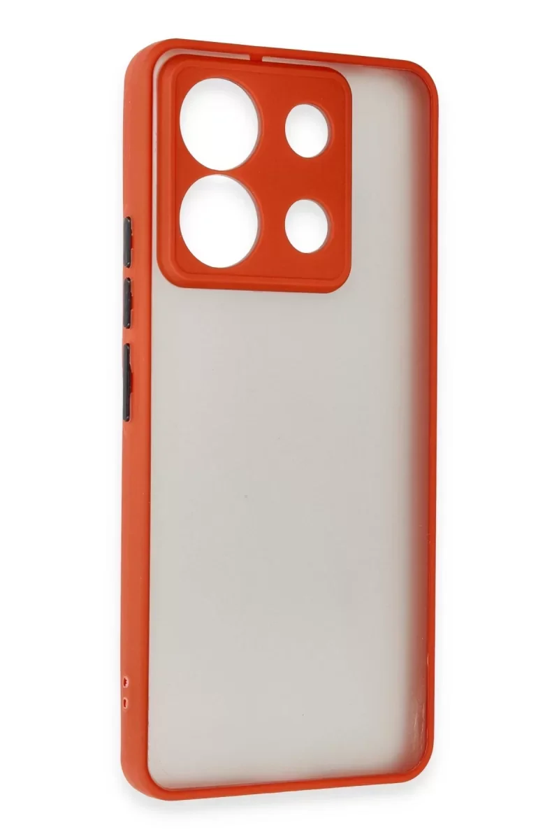 Xiaomi Redmi Note 13 Pro 5G Kılıf Montreal Silikon Kapak - Kırmızı Xiaomi Redmi Note 13 Pro 5G Kılıf Montreal Silikon Kapak - Kırmızı