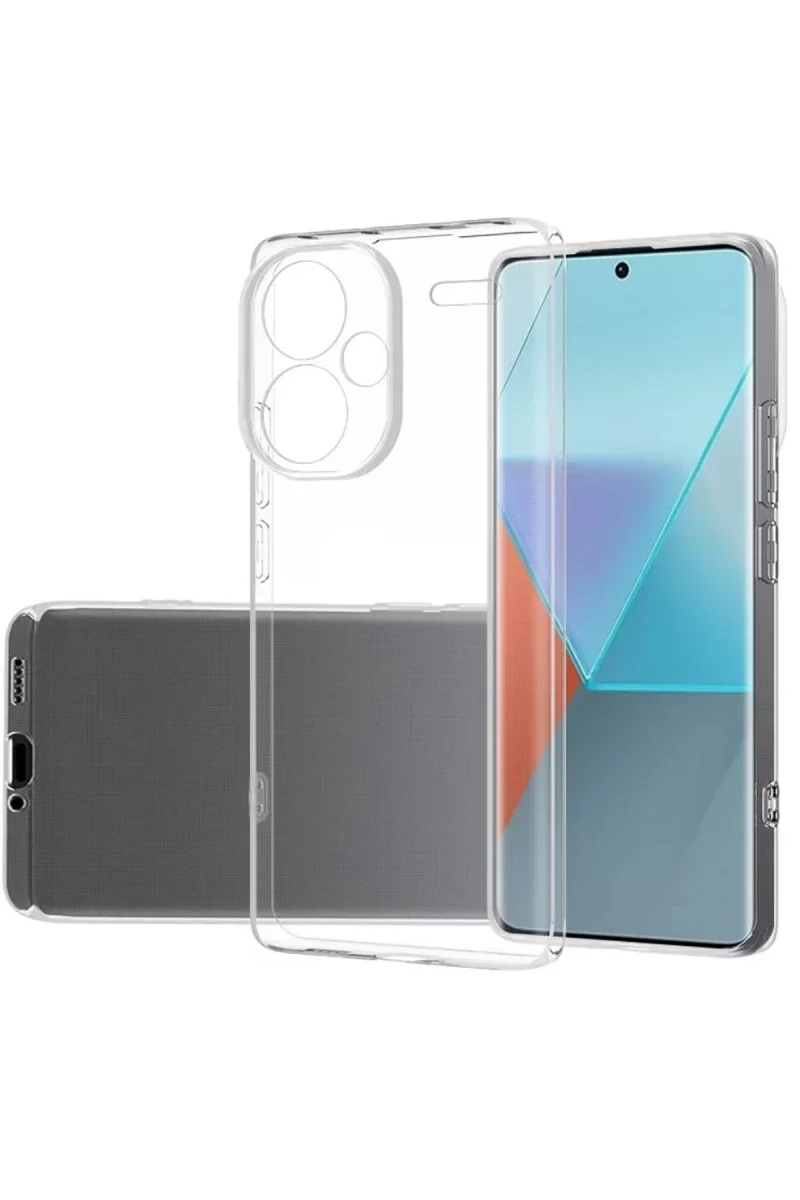 Xiaomi Redmi Note 13 Pro Plus Kılıf Lüx Şeffaf Silikon Xiaomi Redmi Note 13 Pro Plus Kılıf Lüx Şeffaf Silikon