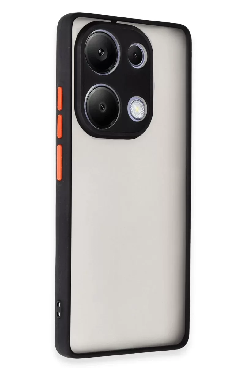 Xiaomi Redmi Note 13 Pro 4G Kılıf Montreal Silikon Kapak - Siyah Xiaomi Redmi Note 13 Pro 4G Kılıf Montreal Silikon Kapak - Siyah