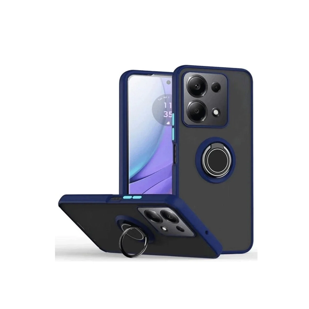 Xiaomi Redmi Note 13 Pro 5G Kılıf Montreal Yüzüklü Silikon Kapak - Lacivert Fiyatı, Yorumları ve Özellikleri