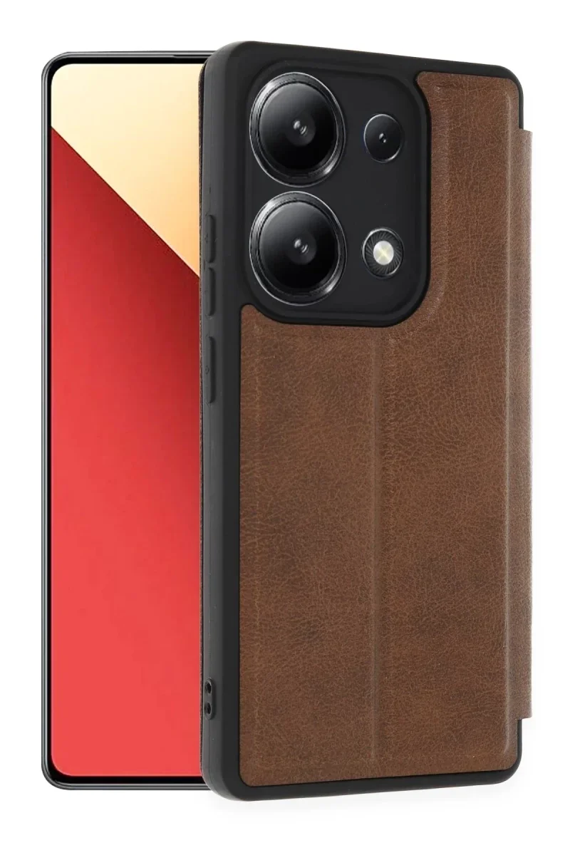 Xiaomi Redmi Note 13 4G Kılıf Flip Cover - Taba Xiaomi Redmi Note 13 4G Kılıf Flip Cover - Taba