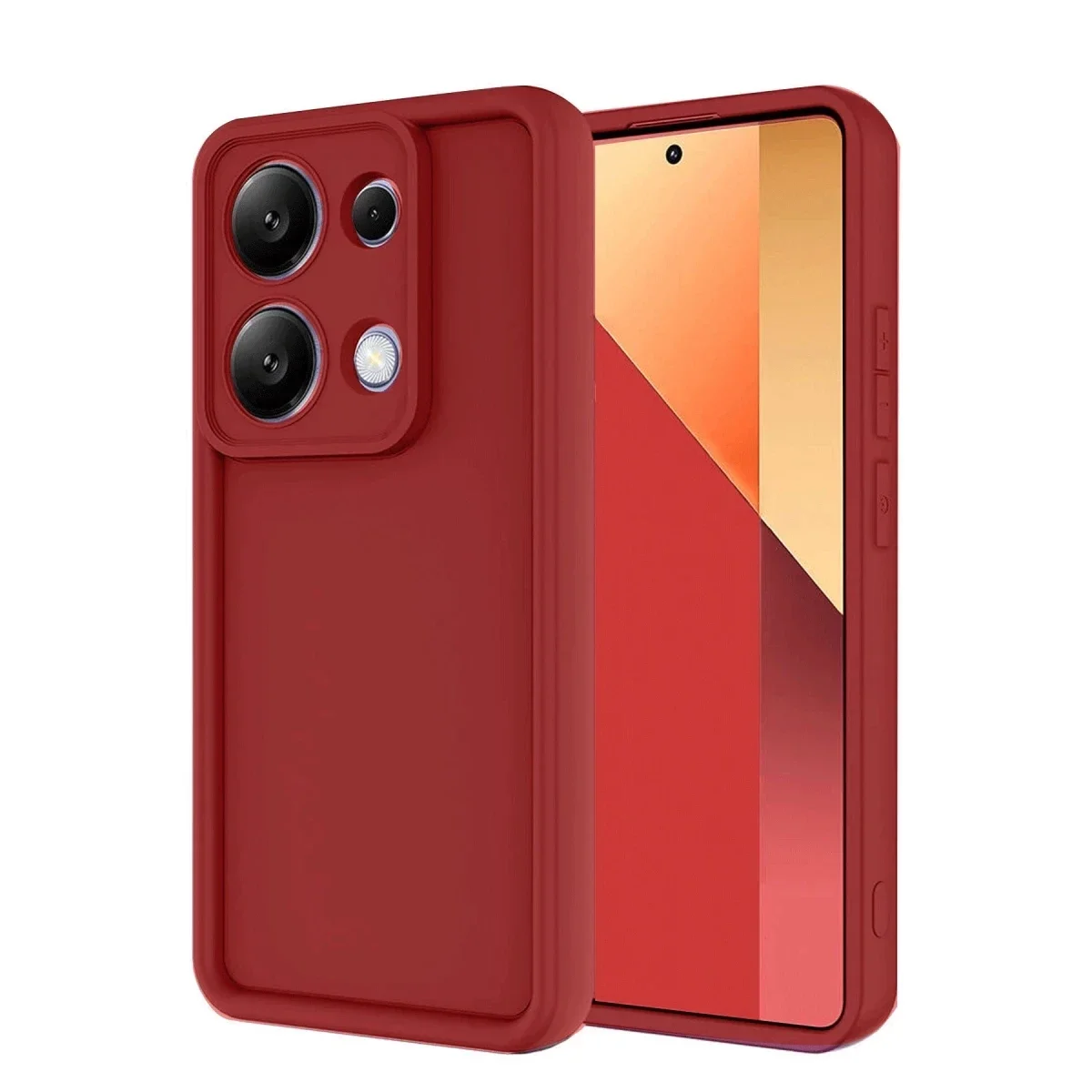 Xiaomi Redmi Note 13 Pro 4G Kılıf Viera Silikon - Kırmızı