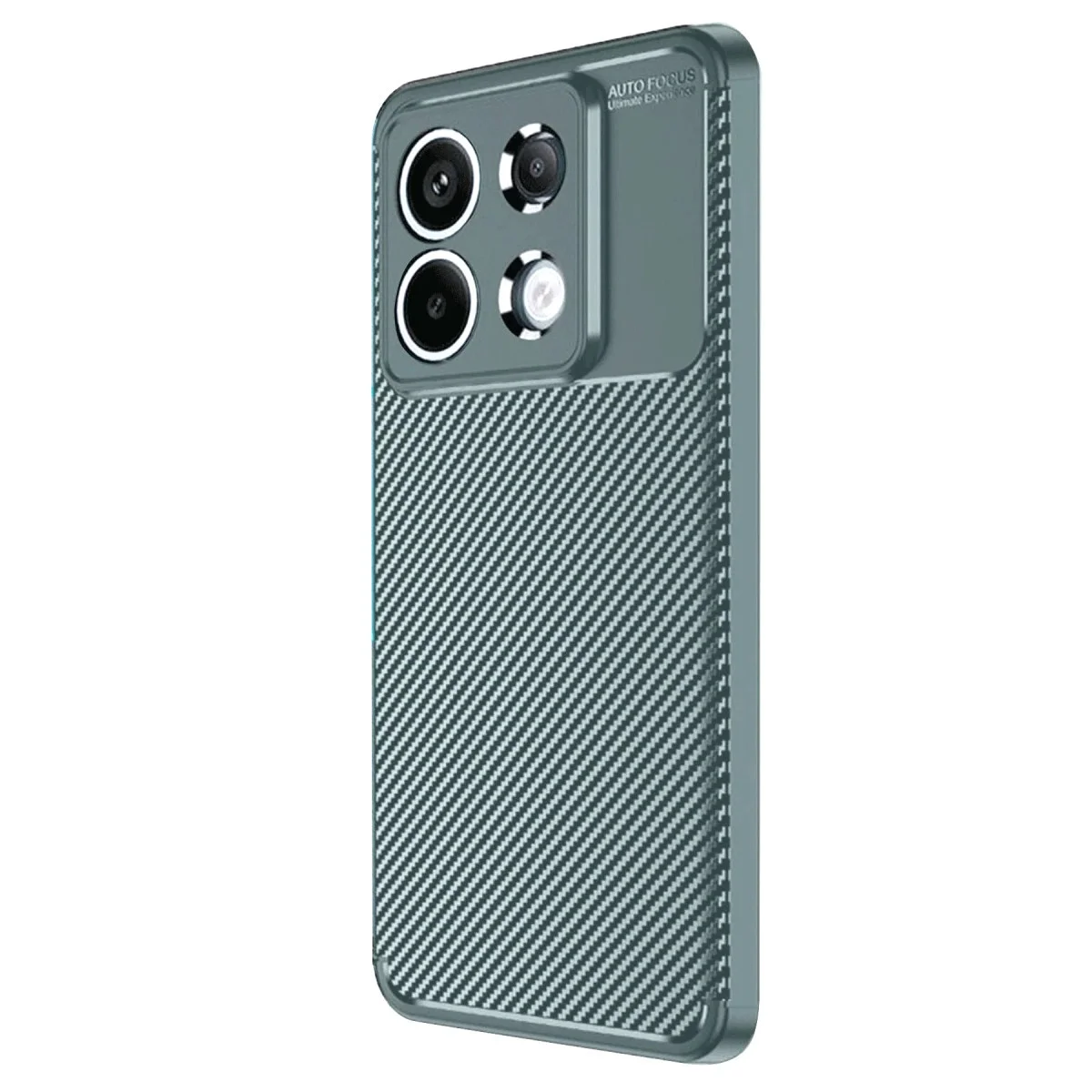 Xiaomi Redmi Note 13 Pro 4g Kılıf Auto Focus Karbon Kapak - Gri