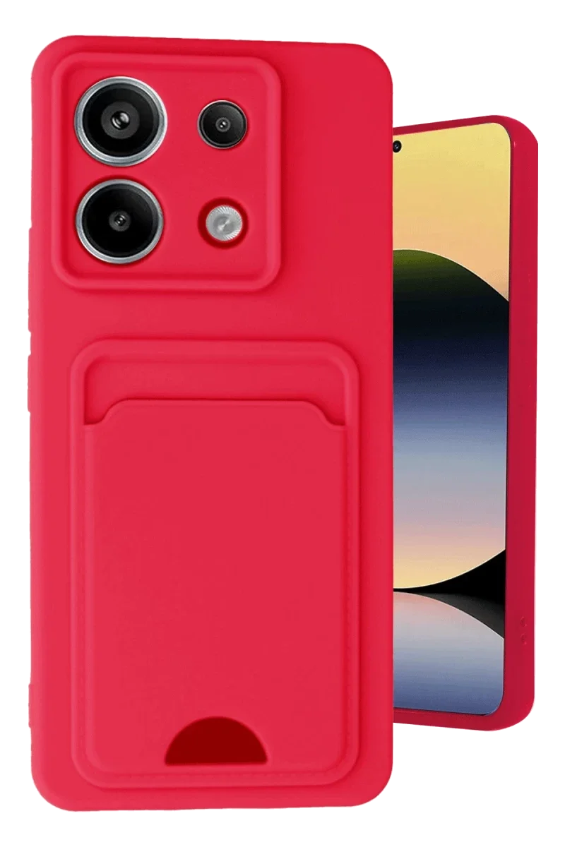 Xiaomi Redmi Note 13 Pro 5G Kılıf Kelvin Kartvizitli Silikon - Kırmızı Fiyatı, Yorumları ve Özellikleri