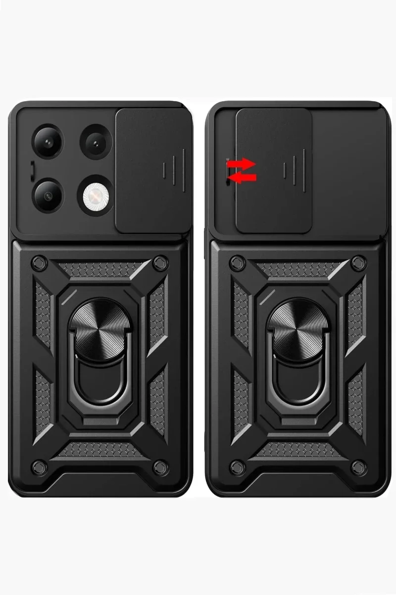 Xiaomi Redmi Note 13 4G Kılıf Pars Lens Yüzüklü Silikon - Yeşil Xiaomi Redmi Note 13 4G Kılıf Pars Lens Yüzüklü Silikon - Yeşil