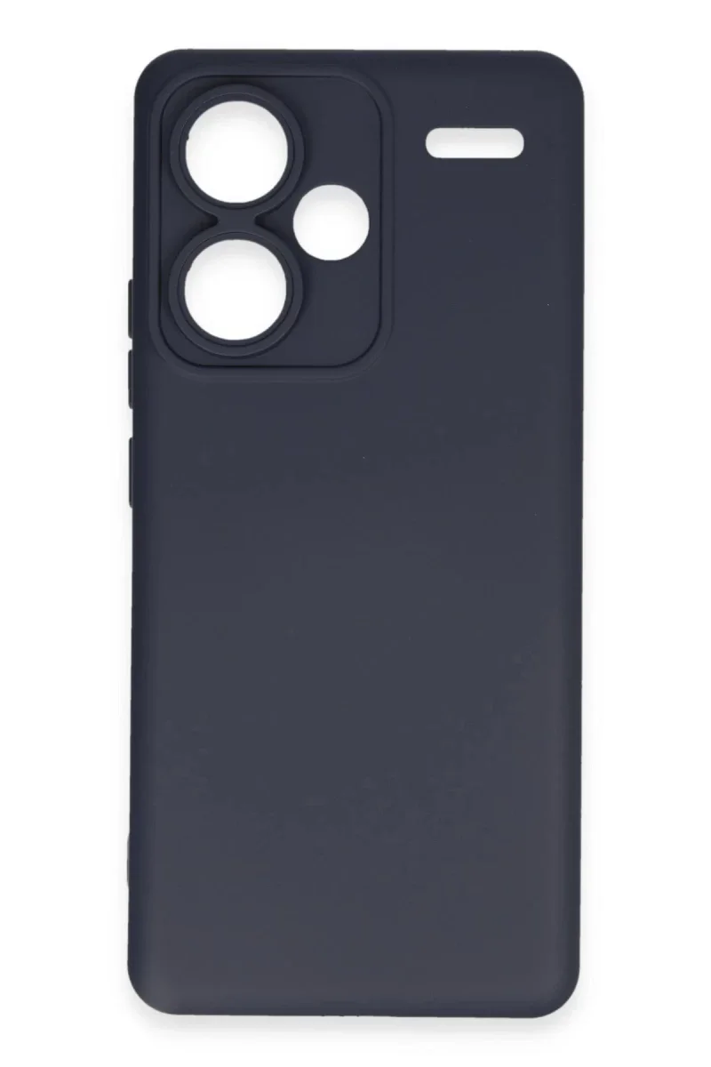 Xiaomi Redmi Note 13 Pro Plus Kılıf Nano içi Kadife Silikon - Lacivert Xiaomi Redmi Note 13 Pro Plus Kılıf Nano içi Kadife Silikon - Lacivert