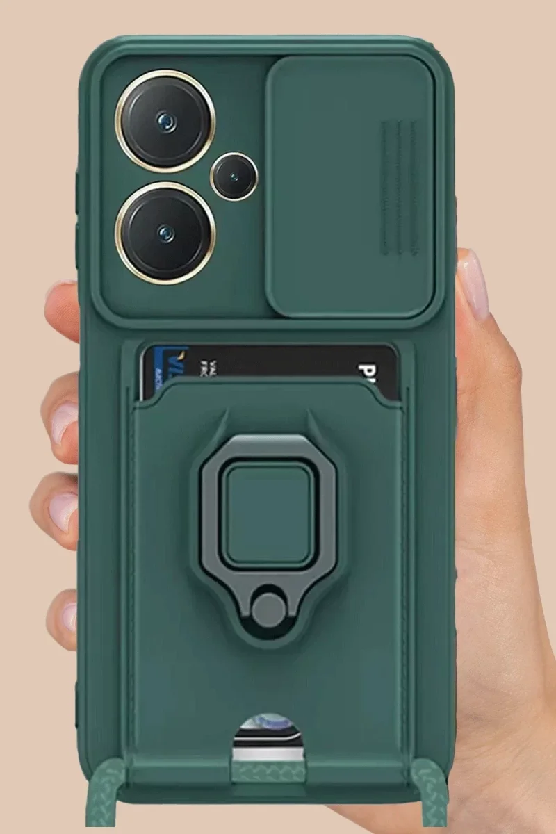 Xiaomi Redmi Note 13 Pro Plus Kılıf Zuma Kartvizitli Yüzüklü Silikon - Lacivert Fiyatı, Yorumları ve Özellikleri