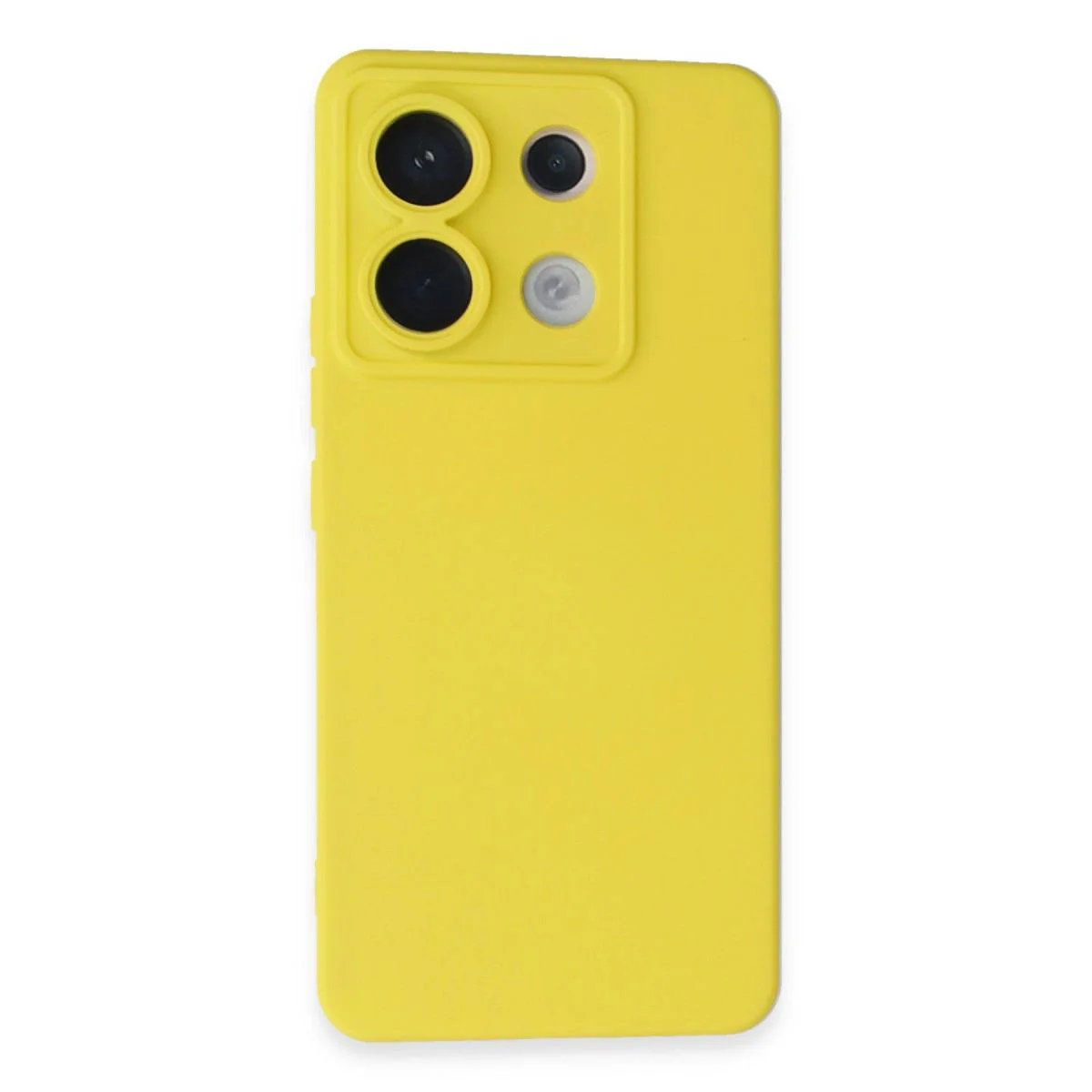 Xiaomi Redmi Note 13 Pro 5G ile Uyumlu Nano İç İçi Kadife Silikon Kılıf - Sarı Fiyatı, Yorumları ve Özellikleri