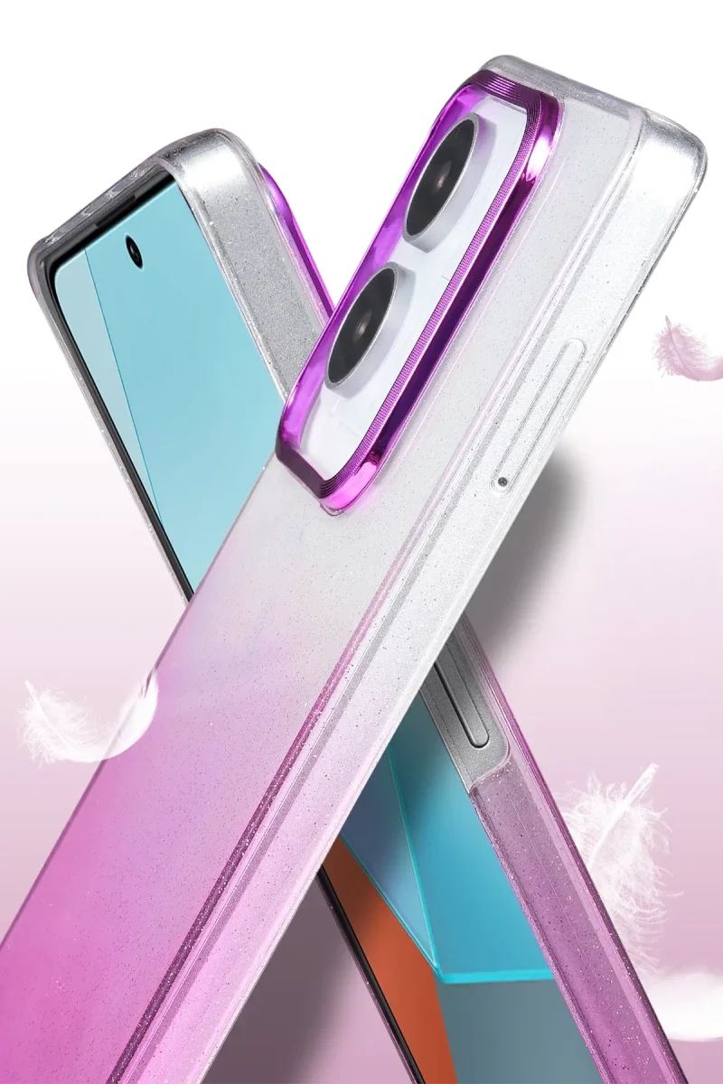 Xiaomi Redmi Note 13 Pro 4G Glossy Kapak - Çöl Titanyum Xiaomi Redmi Note 13 Pro 4G Glossy Kapak - Çöl Titanyum