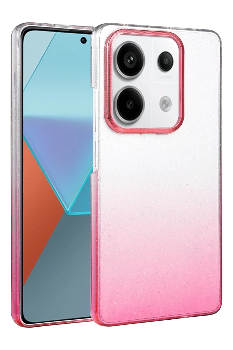 Xiaomi Redmi Note 13 Pro 4G Glossy Kapak - Pembe Xiaomi Redmi Note 13 Pro 4G Glossy Kapak - Pembe