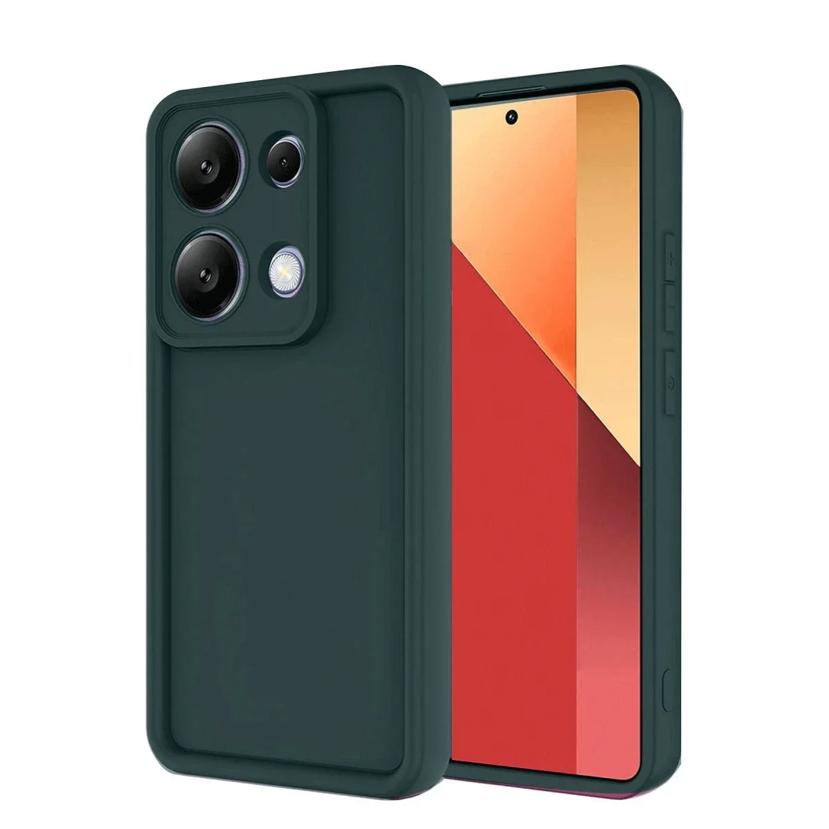 Xiaomi Redmi Note 13 Pro 4G Kılıf Viera Silikon - Koyu Yeşil