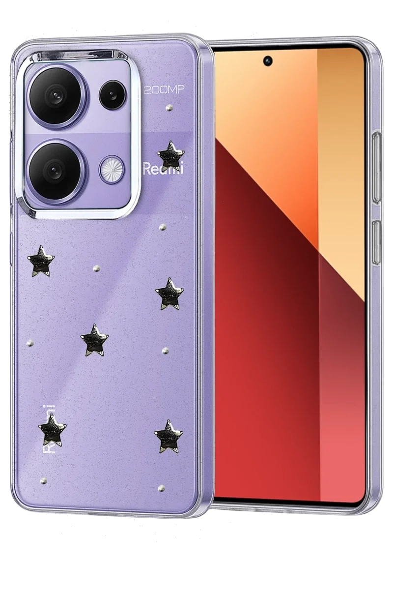 Xiaomi Redmi Note 13 Pro 4G Fiyonk Desenli Kapak - Desen 4 Xiaomi Redmi Note 13 Pro 4G Fiyonk Desenli Kapak - Desen 4