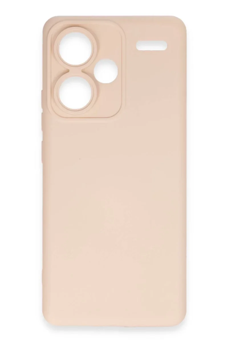 Xiaomi Redmi Note 13 Pro Plus Kılıf Nano içi Kadife Silikon - Pudra