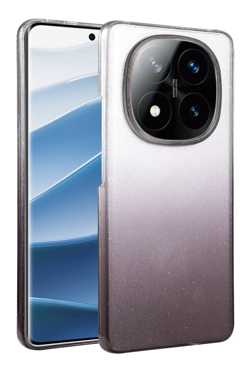 Xiaomi Redmi Note 14 Pro 5G Glossy Kapak - Siyah Xiaomi Redmi Note 14 Pro 5G Glossy Kapak - Siyah