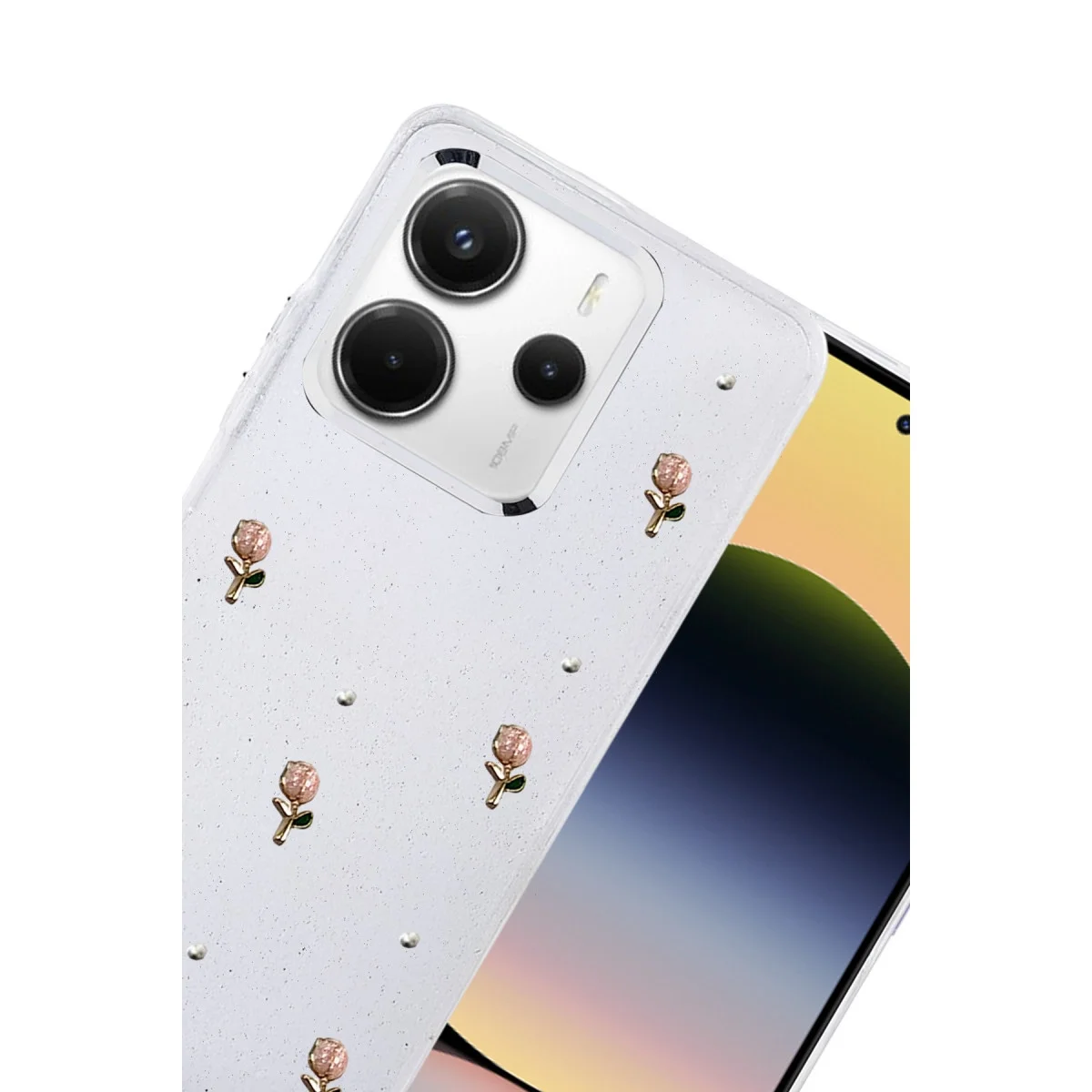 Xiaomi Redmi Note 14 4g Fiyonk Desenli Kapak - Desen 6 Xiaomi Redmi Note 14 4g Fiyonk Desenli Kapak - Desen 6