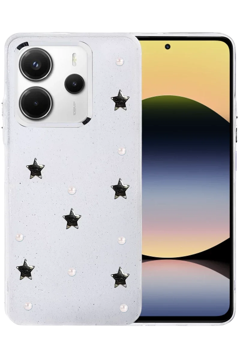 Xiaomi Redmi Note 14 4G Fiyonk Desenli Kapak - Desen 7 Xiaomi Redmi Note 14 4G Fiyonk Desenli Kapak - Desen 7