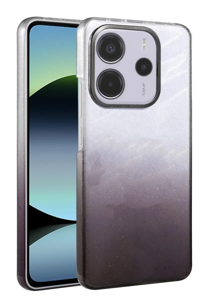 Xiaomi Redmi Note 14 4G Glossy Kapak - Siyah