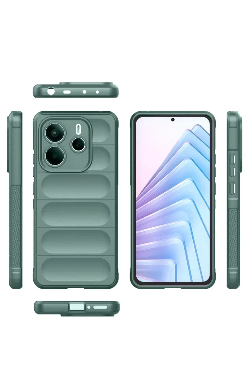 Xiaomi Redmi Note 14 4G Kılıf Optimum Silikon - Koyu Yeşil Fiyatı, Yorumları ve Özellikleri
