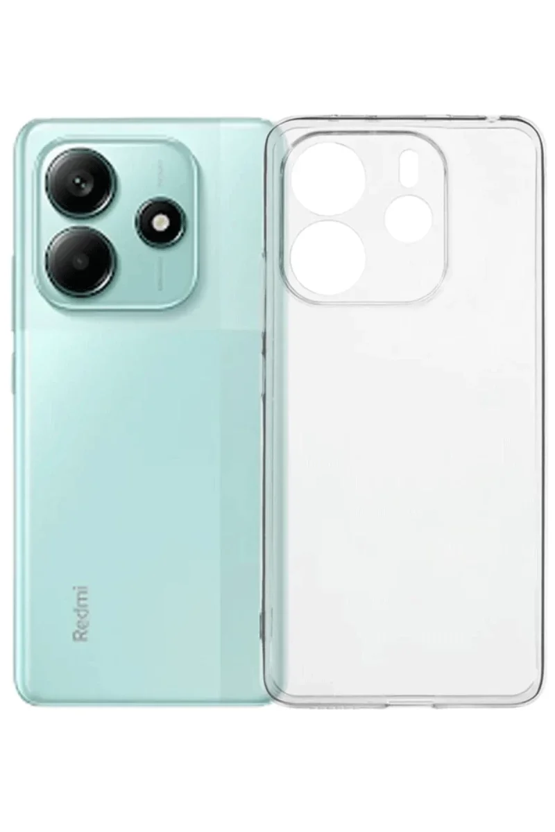 Xiaomi Redmi Note 14 4G Kılıf Lüx Şeffaf Silikon Xiaomi Redmi Note 14 4G Kılıf Lüx Şeffaf Silikon