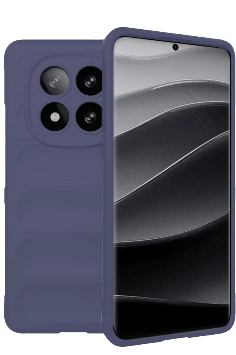 Xiaomi Redmi Note 14 Pro 5G Kılıf Optimum Silikon - Lacivert Xiaomi Redmi Note 14 Pro 5G Kılıf Optimum Silikon - Lacivert