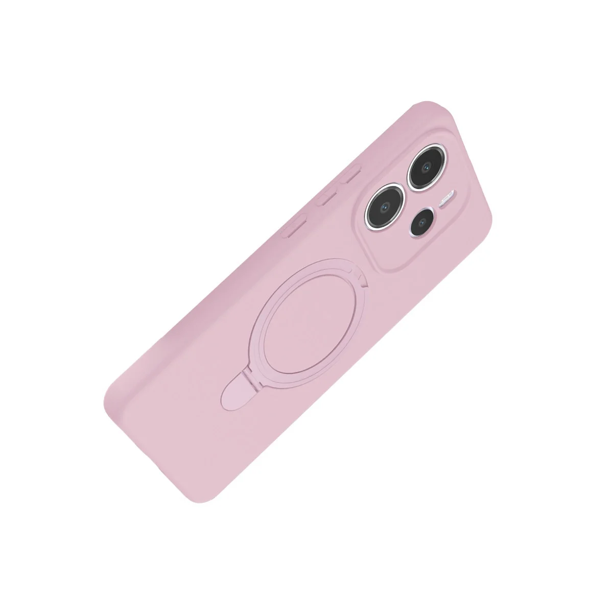 Xiaomi Redmi Note 14 4g Regal Magsafe Standlı Kapak - Açık Pembe Xiaomi Redmi Note 14 4g Regal Magsafe Standlı Kapak - Açık Pembe