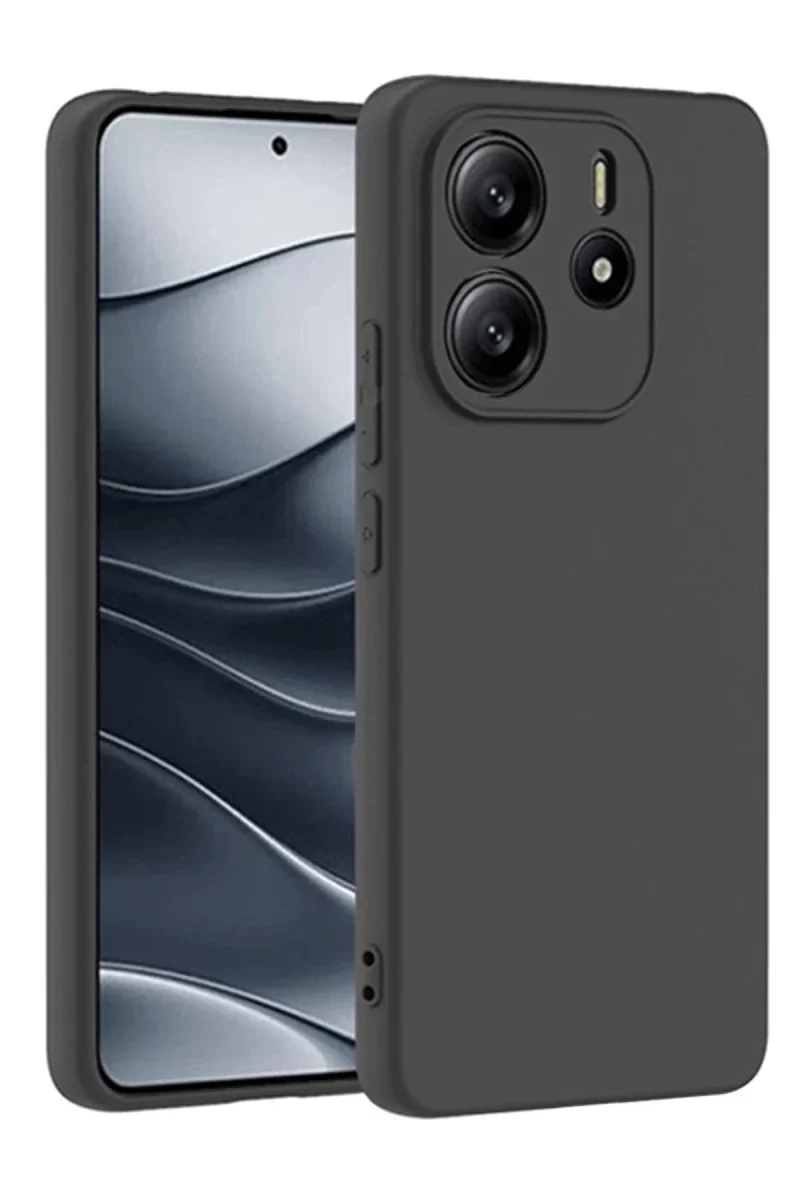 Xiaomi Redmi Note 14 4G Kılıf First Silikon - Siyah Xiaomi Redmi Note 14 4G Kılıf First Silikon - Siyah