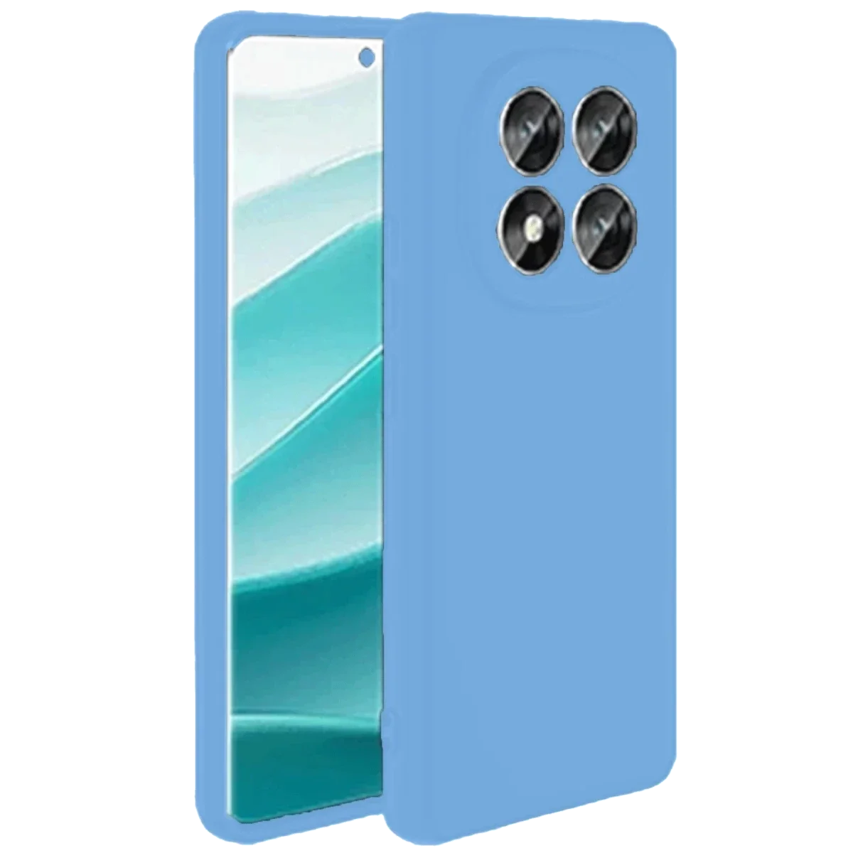 Xiaomi Redmi Note 14 Pro 5G Kılıf First Silikon - Mavi