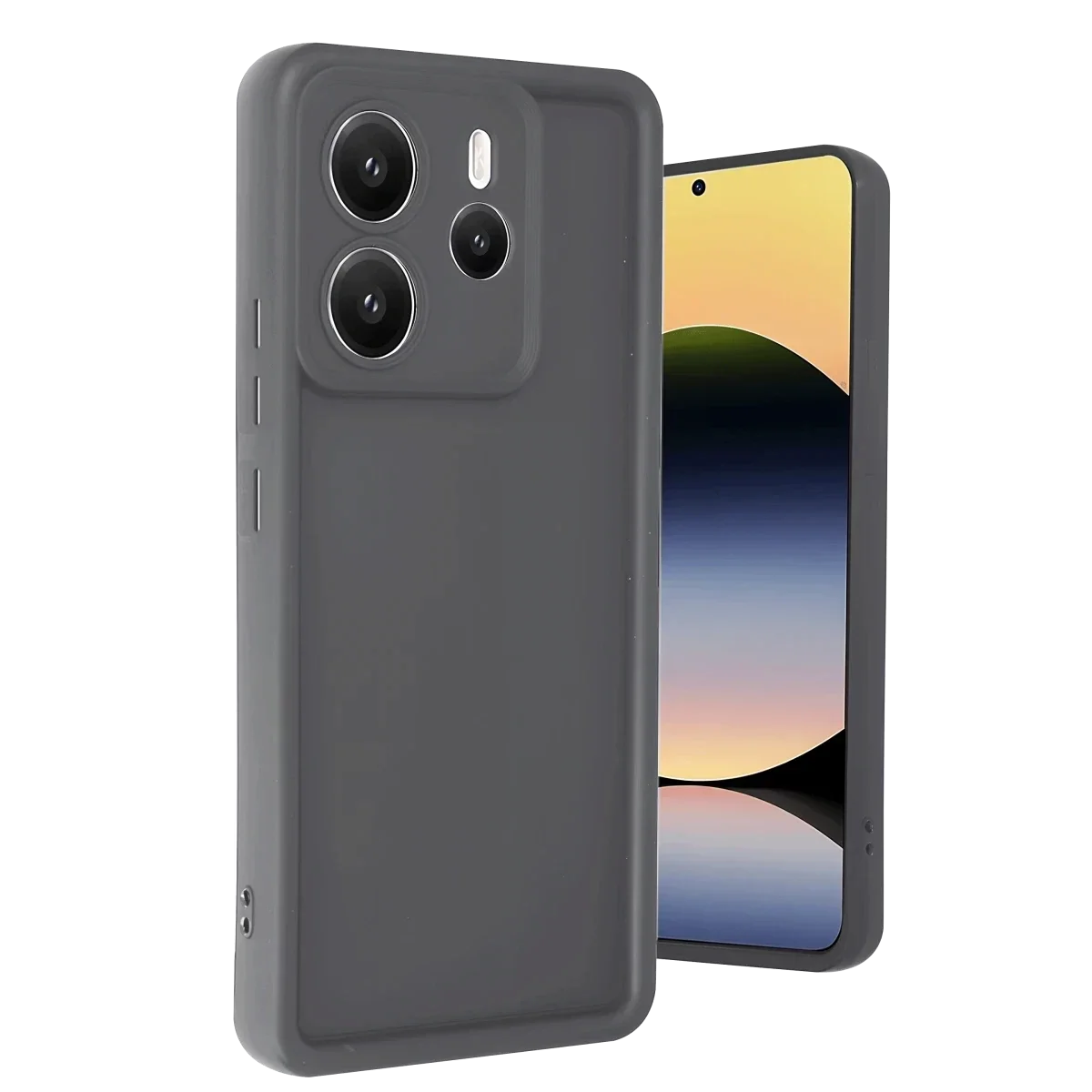 Xiaomi Redmi Note 14 4G Kılıf Viera Silikon - Gri Xiaomi Redmi Note 14 4G Kılıf Viera Silikon - Gri